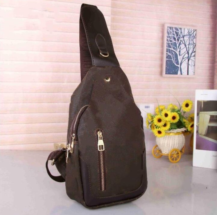

Classic bags Chest High quality handmade fashion men womensling cross body messenger colorful colors outdoor women waist pac, Brown flower