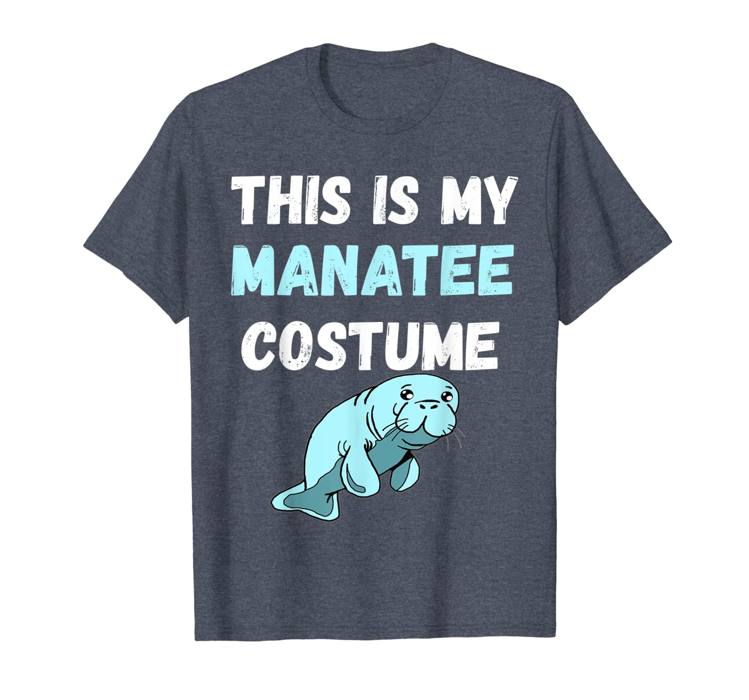 

this is my manatee costume dugong sea cow dugongidae t-shirt, White;black