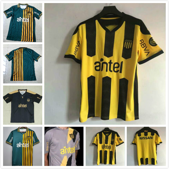 

Club Atletico Penarol soccer jerseys retro 2021 Uruguay Lucas special version Viatri Commemorative Edition football shirts Vintage, Black;yellow