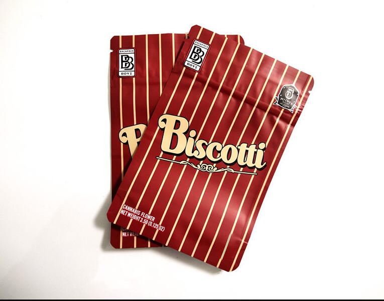 

Biscotti GUAVA NECTAR BACKPACK boys mylar bags 35 customized 420 smell proof 420 foil ziplock packaging Edibles hologram seal sticker 2021 g