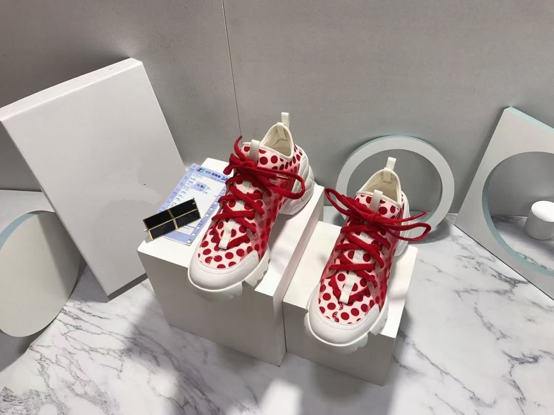 

Dio 2021 Fashion Black Technical Design Children's Ladies Grosgrain Belt D-Connect Sneakers Lady Wrap-around Rubber Sole Casual Shoes mkjjj004