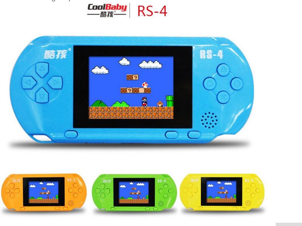 

Portable Game Players Handheld Games RS-4 Color Screen Built 300 Classic 2.5 Inch Consoles