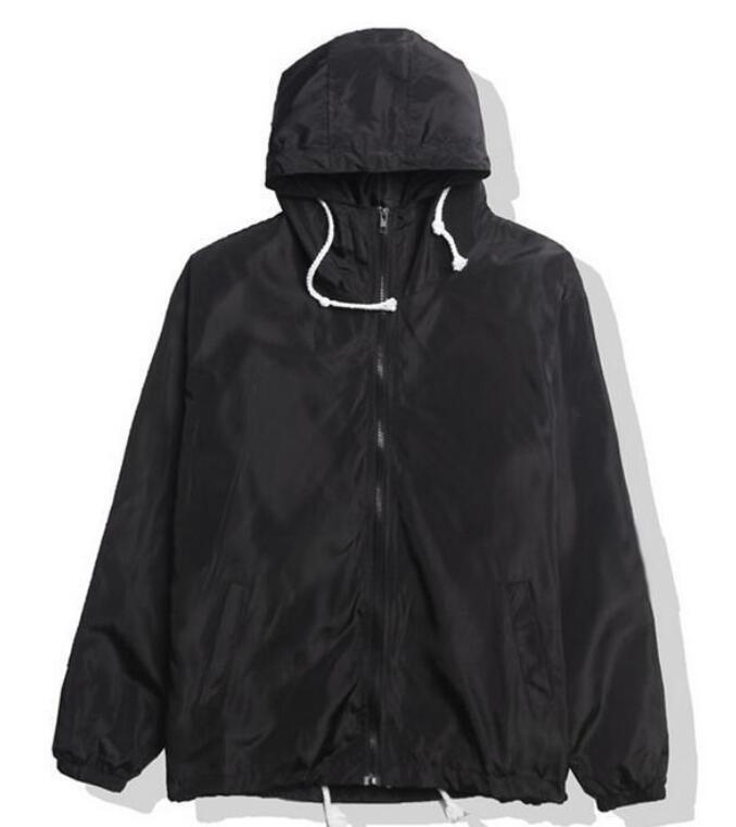 

men Turn-Down Collar Windbreaker Zipper Patchwork Jackets Stones Running Sports Hoody Jogger Casual Island Coat US SIZE M-XXL GG1, Black;brown