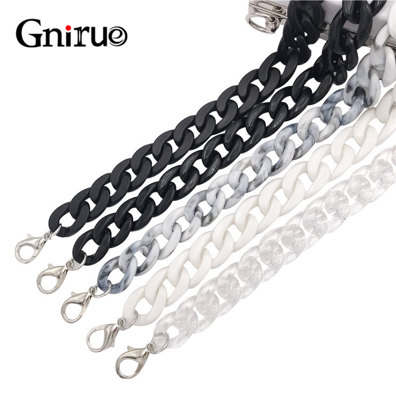 

1 PC 60cm/120cm Detachable Handle Replacement Bags Strap Acrylic Shoulder Strap DIY Resin Handbag Strap Women Bag Accessories