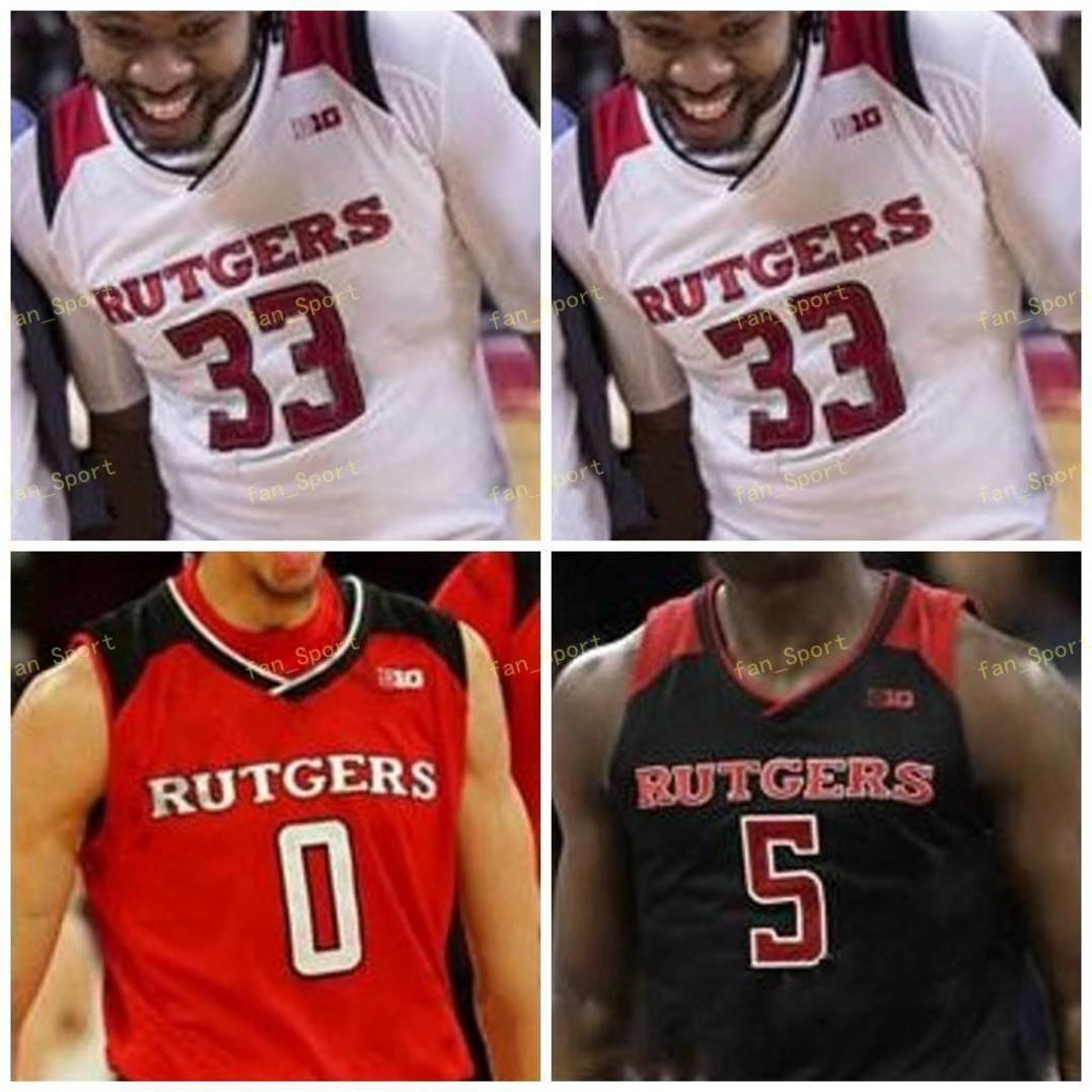 

NCAA College Rutgers Scarlet Knights Basketball Jersey 22 Caleb McConnell 23 Montez Mathis 24 Ron Harper Jr. 32 Peter Kiss Custom Stitched, As