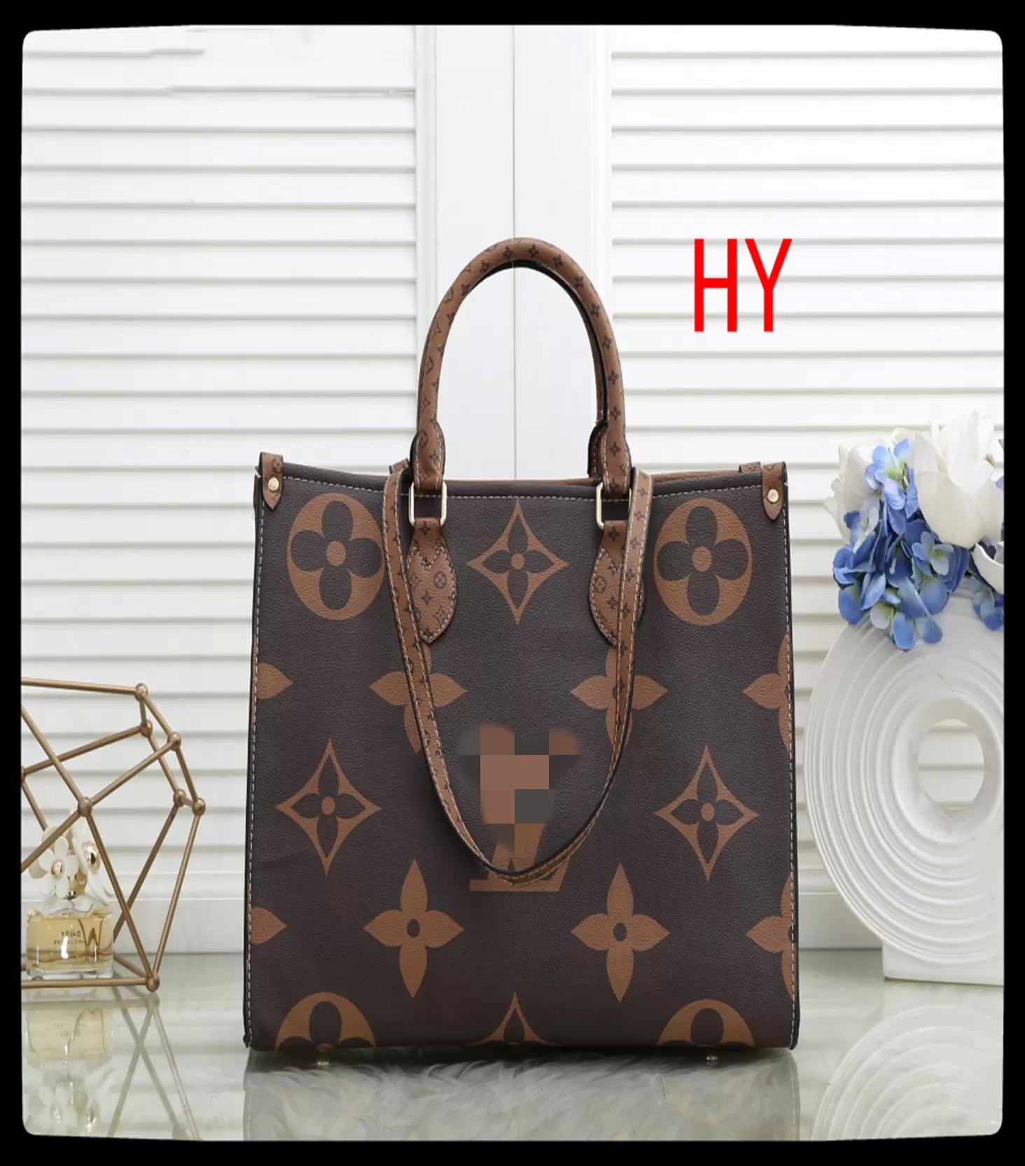 

LVLOUISVITTON VUTTON On The Go Womens Designers luxurys bags Leather Handbags Shoulder Bags Big Purses Clutch Women Shopping Tote1 PVC female purse, Crad
