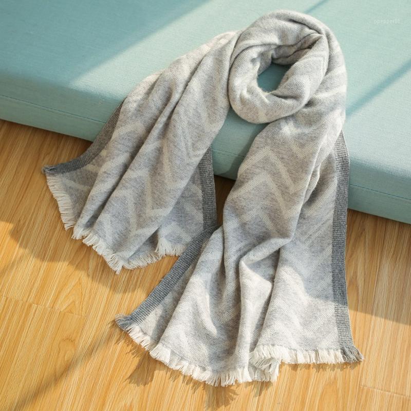 

Scarves High Quality Winter Women Pure Cashmere Scarf For Ladies Shawls And Wraps Luxury Designer Scarfs Long Shawl Pashminas Chic