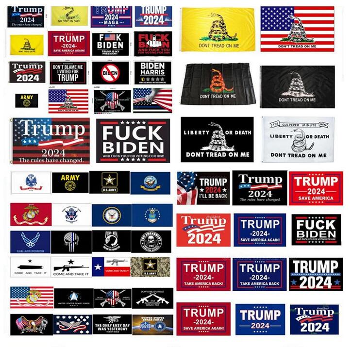 

120 Designs Direct Factory Flags 3x5 Ft 90*150 Cm Save America Again Trump For 2024 President U.S. ensign DHL Fast delivery CT02