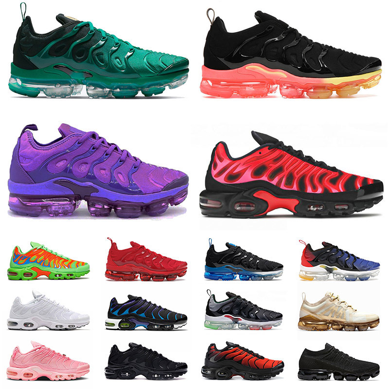 

TN Plus Mens Running Shoes Big Size Us 13 Fly Knit Flynit TNS Moc Laceless Black White Atlanta Fresh Pink Kaomoji Purple Red Men Women Sports Sneakers Trainers EUR 36-47, #37 volt 40-45 grey symbol