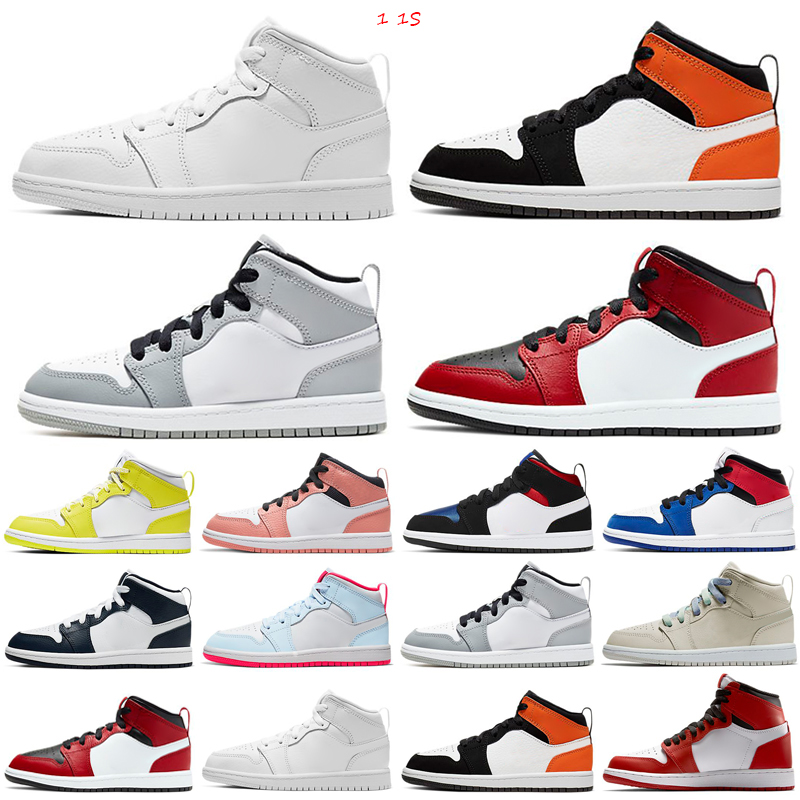 

Top Quality Infant baby Basketball shoes kids High OG Designer Toddler baskets enfants Boys and Girls Sneakers trainers, Color 9