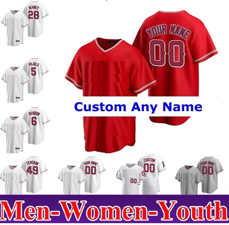 

Los 2021 Angeles Jason Castro Men Women youth Angels Baseball Jerseys Michael Hermosillo Jared Walsh Anthony Rendon Andrelton Simmons, Blue;black