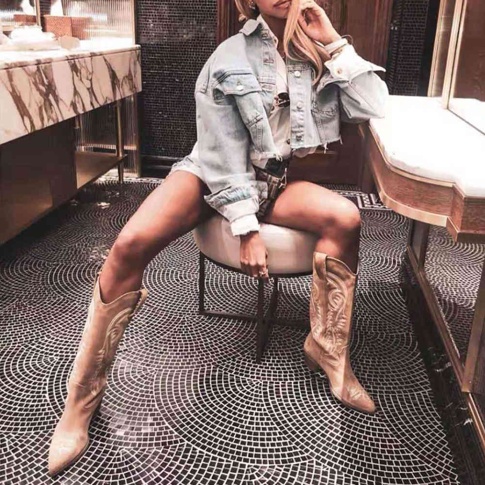 

boots perixir nude black suede embroidered high begie women pointy toe spike kitten heels winter long flats knight western l2tn