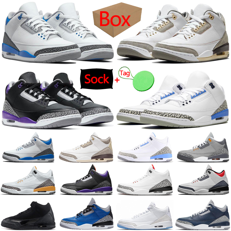 

Box&Sock&Tag mens basketball shoes A Ma Maniere Midnight Navy fragment Court Purple UNC men trainers sports sneakers newest, #8 true blue