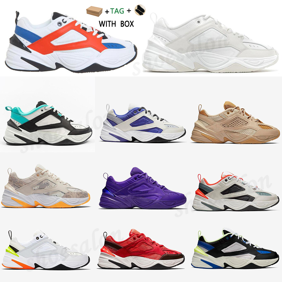 

2021 Men women M2K Tekno Chunky shoes sneakers top high quality platinum sail tint white blue plum atmosphere grey black khaki trainers