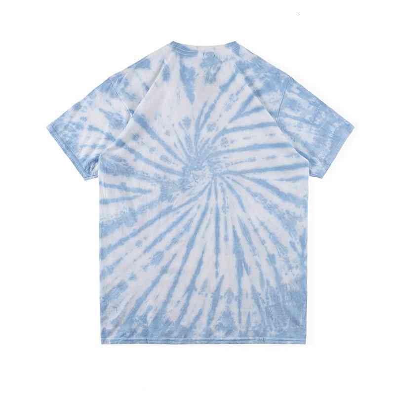 

Men' T-Shirts 21ss USA Star Trippie Redd Smile Face Tie Dye T shirts Spring Summer Mens Tshirt Women Clothes Casual Cotton Tee a3CU# TR8S, 1# shoe box