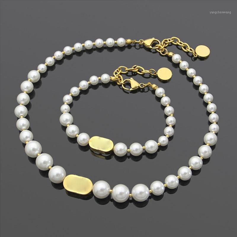 

Jewelry For Women Necklace Pearl Wholesale High Quality Clavicle Chain Stainless Steel Luxury Gift Banquet Accessories Chains