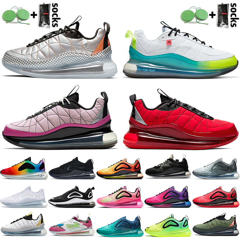 

Fashion Women Mens 720 818 Running Shoes Nik Metallic Silver Arctic Punch Pink University Red Air Max AirMax Trainers Sneakers Lulu White Off