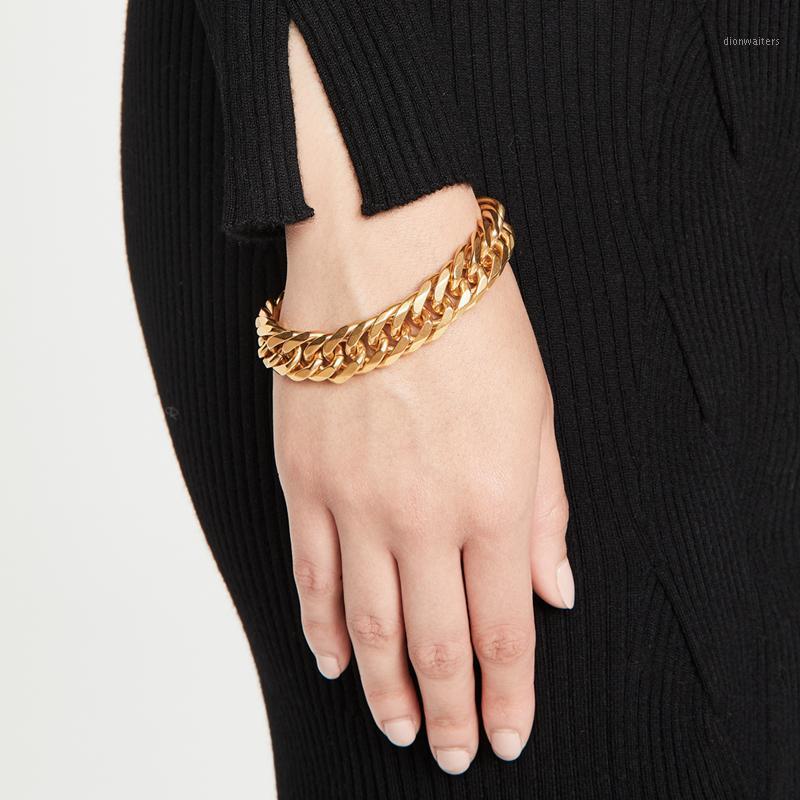 

Trendy Geometric Punk Thick Link Chain Minimalist Chunky Necklace Women Simple Street S Jewelry Party Gifts Chains