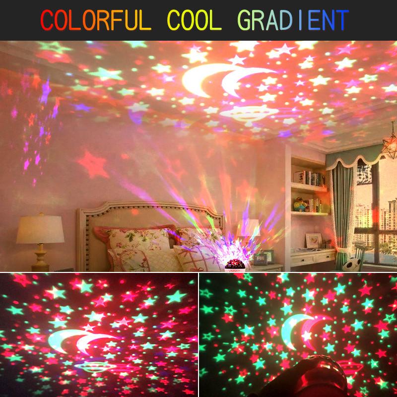 

Night Lights YAGE Starry Light Bluetooth-Compatible Decoration Desk Lamp Music Player Drop Moon