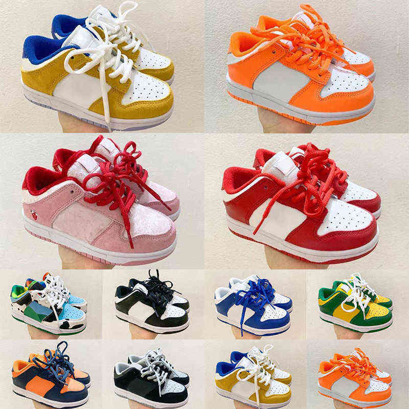 

Luxurys Top quality Chunky Dunks Low cost sb Kids Running Shoes Boys Girls Casual Fashion Sneakers Athletic Children Walking toddler Sports, Black
