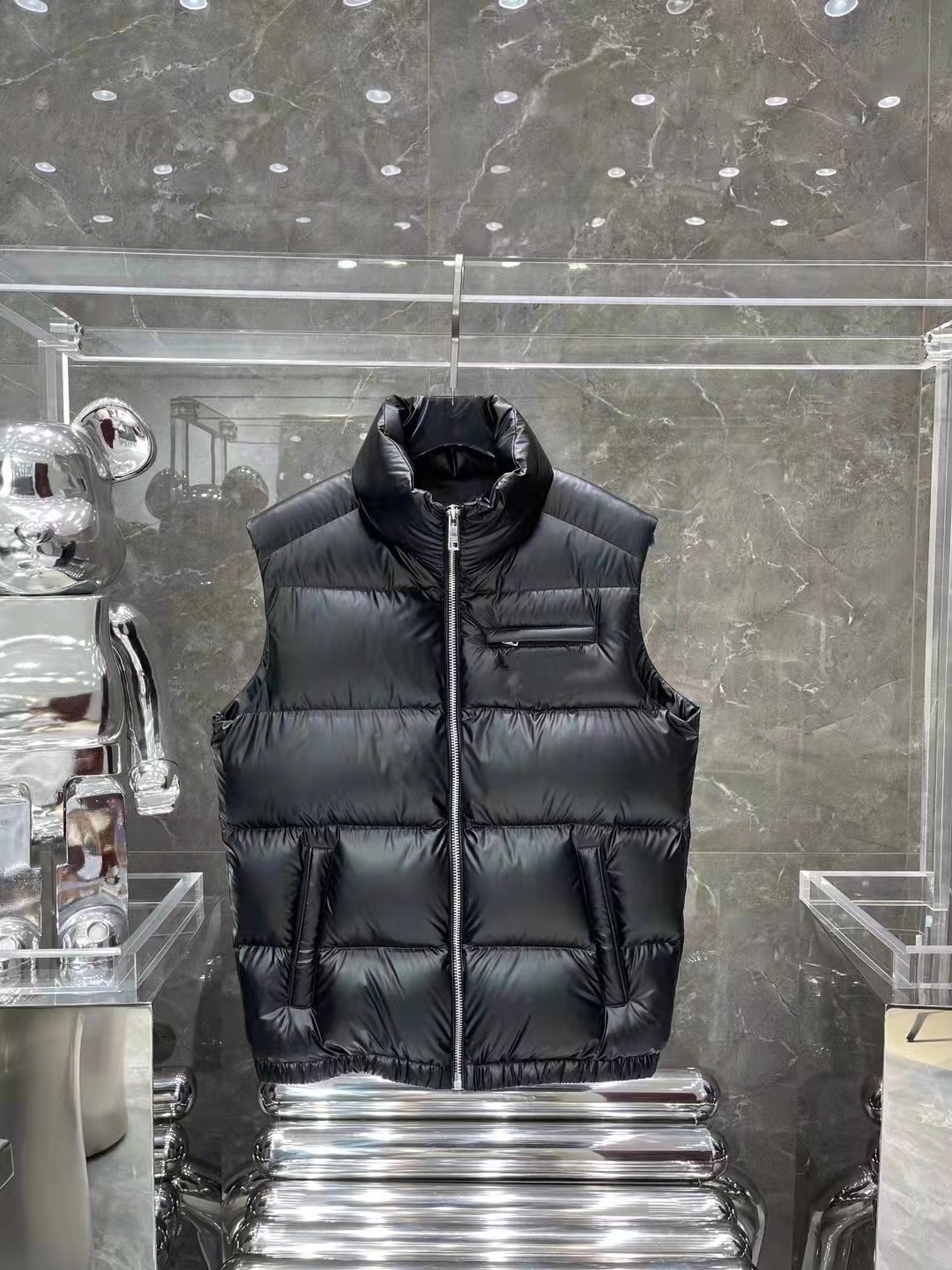 

2021SS Autumn and winter paris italy Down jacket vest Casual Street Fashion Pockets Warm Men Women Couple Outwear free ship zdlp50918., Customize