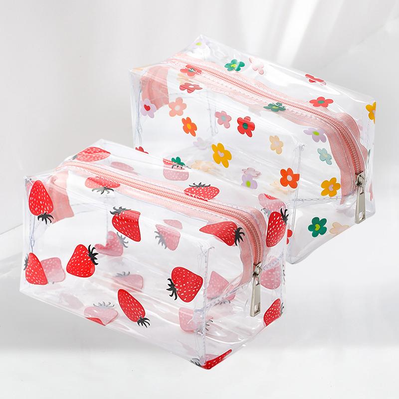

Storage Bags 1 Pcs PVC Transparent Makeup Bag For Women Waterproof Zipper Beauty Case Travel Toiletry Girl Clear Cosmetic
