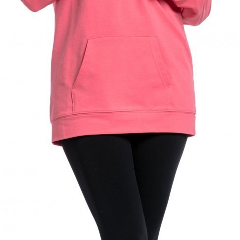 

Fashionable multi-function mother splicing long sleeve T-shirt autumn and winter women' lactation sweater, Pink