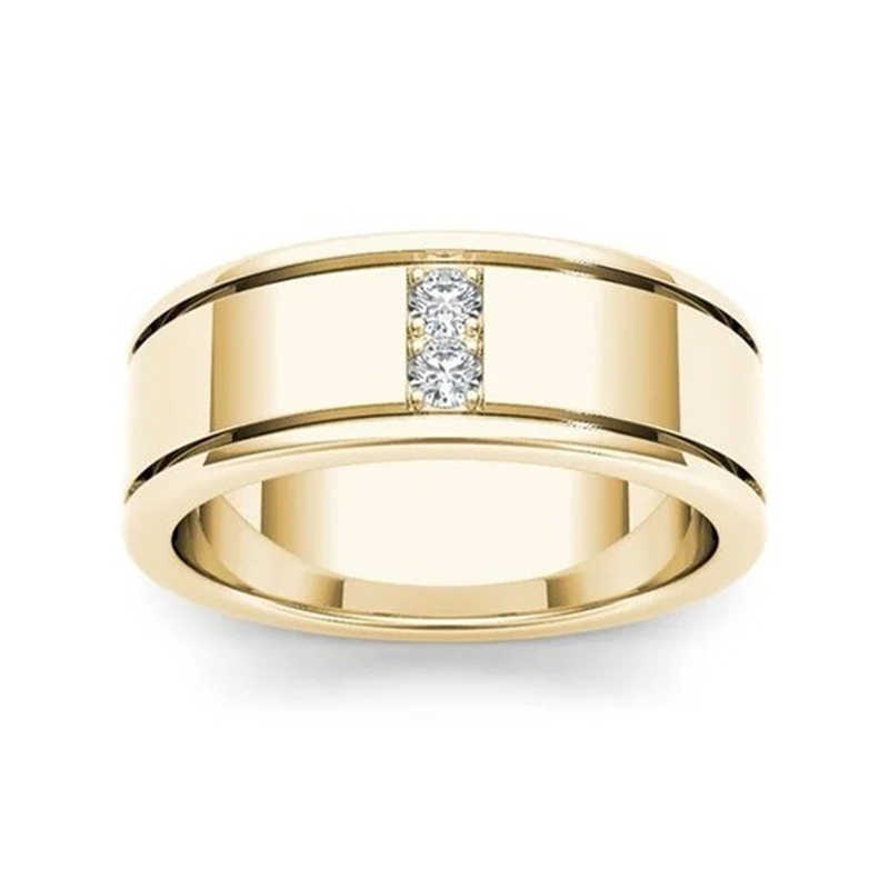 

14K Yellow Gold FL Diamond Ring for Men Women Classic Anillos De Bizuteria 14K Gold Wedding Fine Jewelry Ring for Male Gemstone