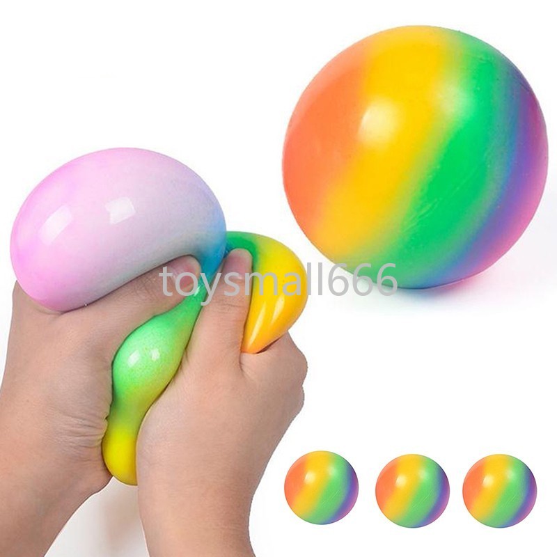 

Colorful Vent Ball Decompression Toy Anti Stress Balls Hand Squeeze Fidget Toy Pack For Children Kids Antistress FY2595