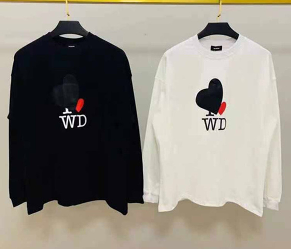 

Men's T-Shirts We11done 2021ss t-shirt of men's women 1:1 high quality love soon tops t clothes oversized