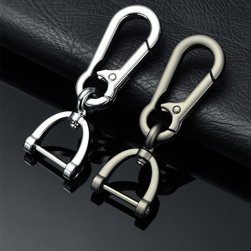 

New Fashion Design Top Quality Zinc Alloy Keychain Colorful Leather Key Buckle Rings for Wholesale