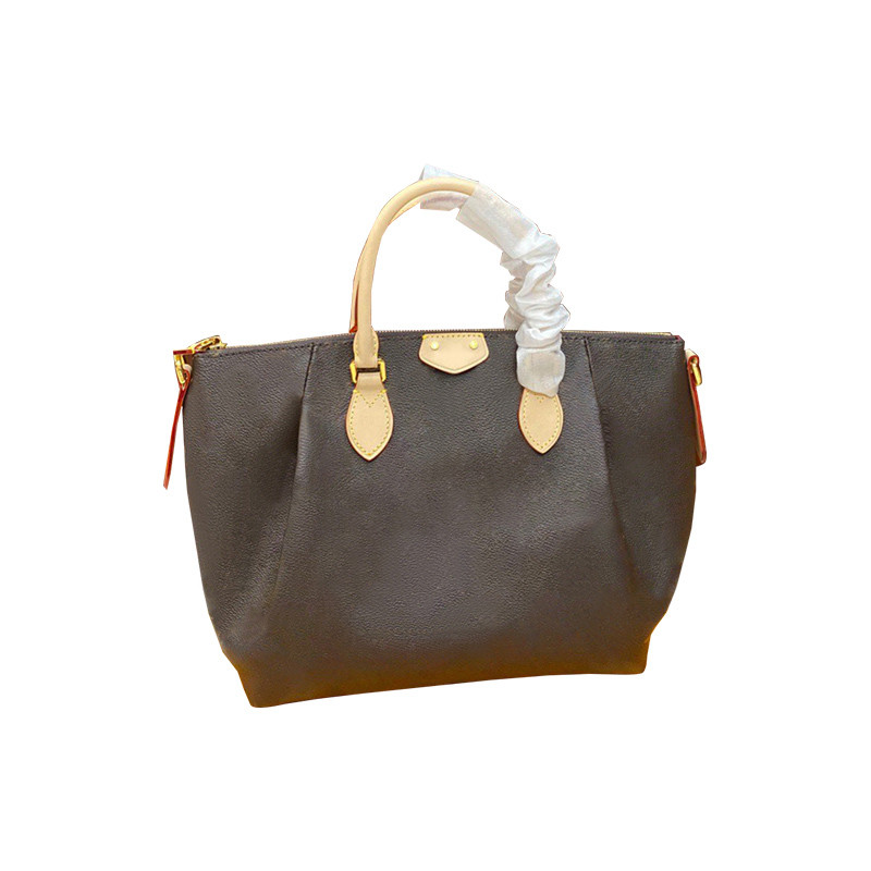 

High Quality luxury bag Fashion designer womens large Handbag Vintage Real leather ladies Shoulder purse Handbags Casual Tote bags, For shipping