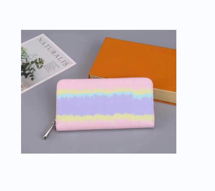 

Women High-quality pu leather fashion cross-wallet men design-er card wallets pocket bag European style brand purses, Brown