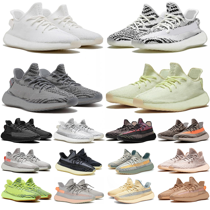 

High Quality Men Women Running Shoes Ash Pearl Stone Zebra Sand Taupe Bred Blue Tint Cream Cloud White Static Beluga Mens Trainers Sneakers, #33 yeezreel