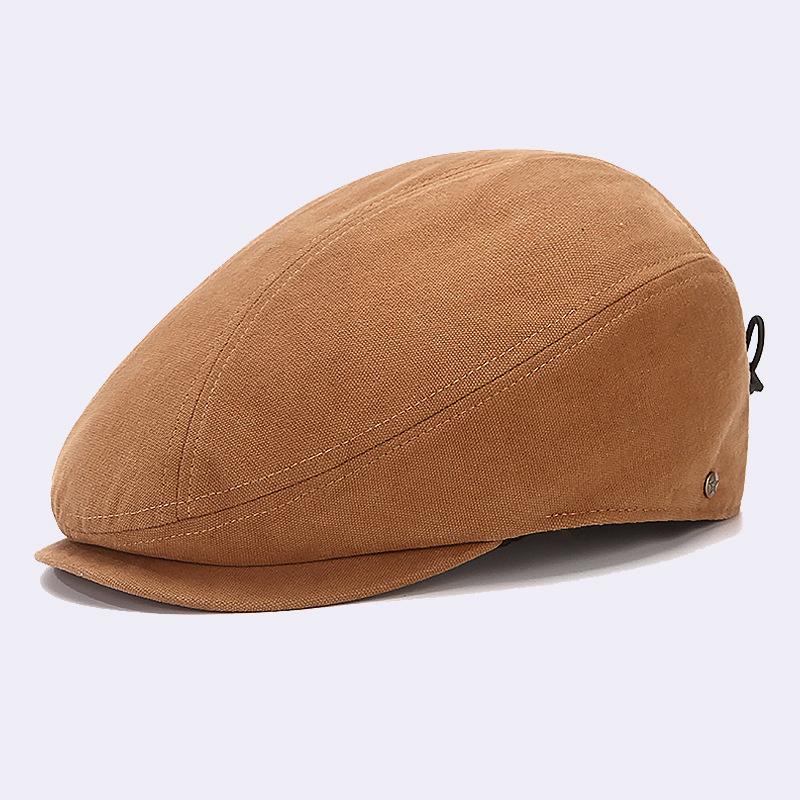 

Berets Dad Restore Fitted Ivy Cap Male Outdoors Leisure Sboy Hat Man Woman Cotton Beret 55-60cm, Black
