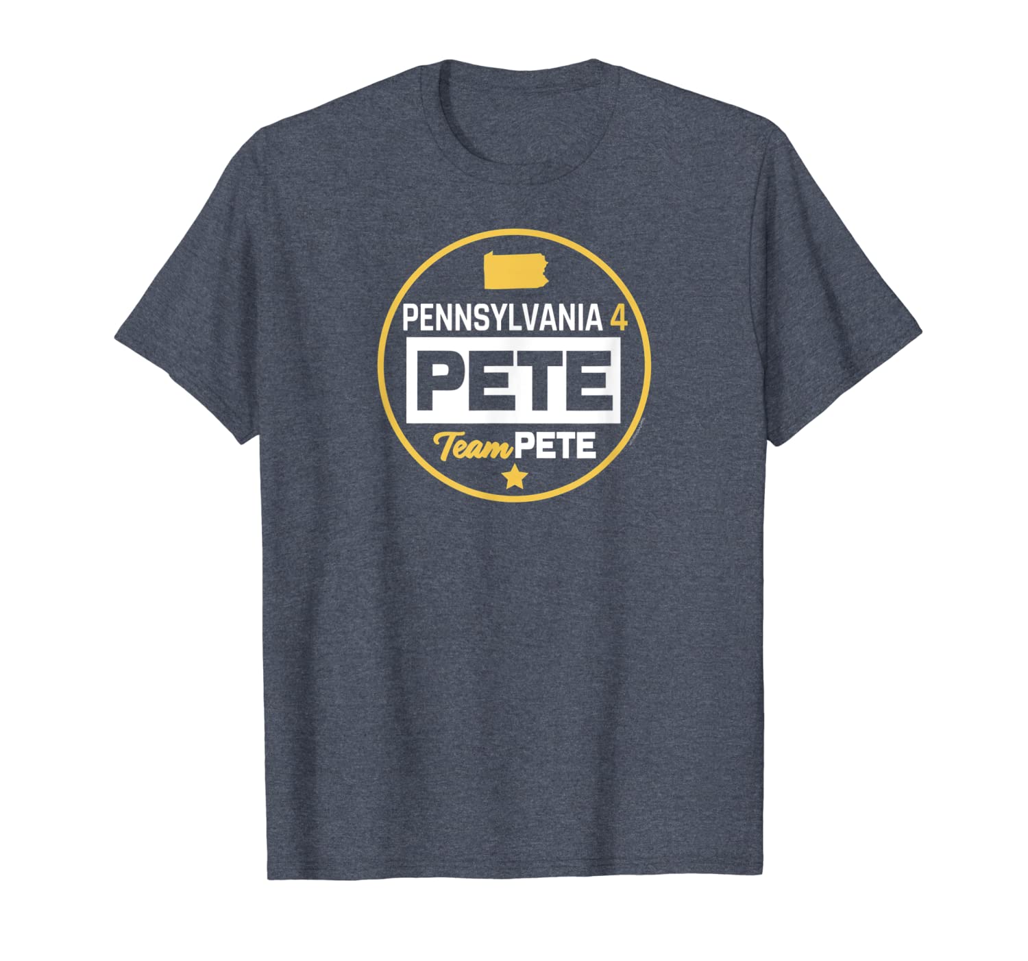 

pennsylvania 4 pete team pete buttigieg t-shirt, White;black