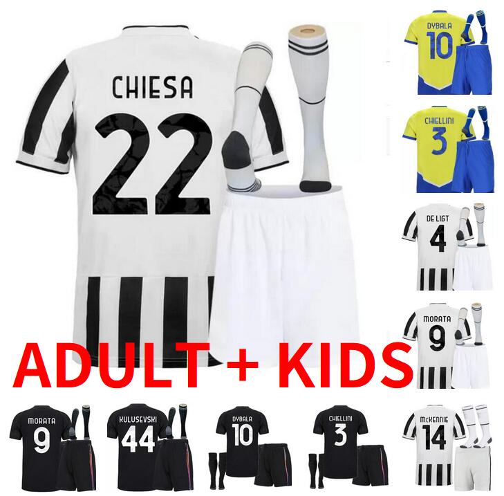 

21 22 LOCATELLI CHIELLINI BONUCCI DE LIGT soccer jerseys adult Men Kids kit youth JUVE 2021 2022 RONALDO DYBALA MORATA CHIESA McKENNI KULUSEVSKI football shirt