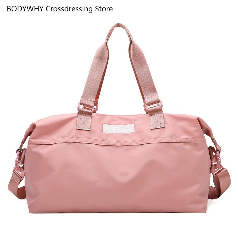 Duffel Bags Travel Bag Female Luggage Men&#039;s Portable Large-capacity Wet And Dry Separation Sports Fitness-image-703124880