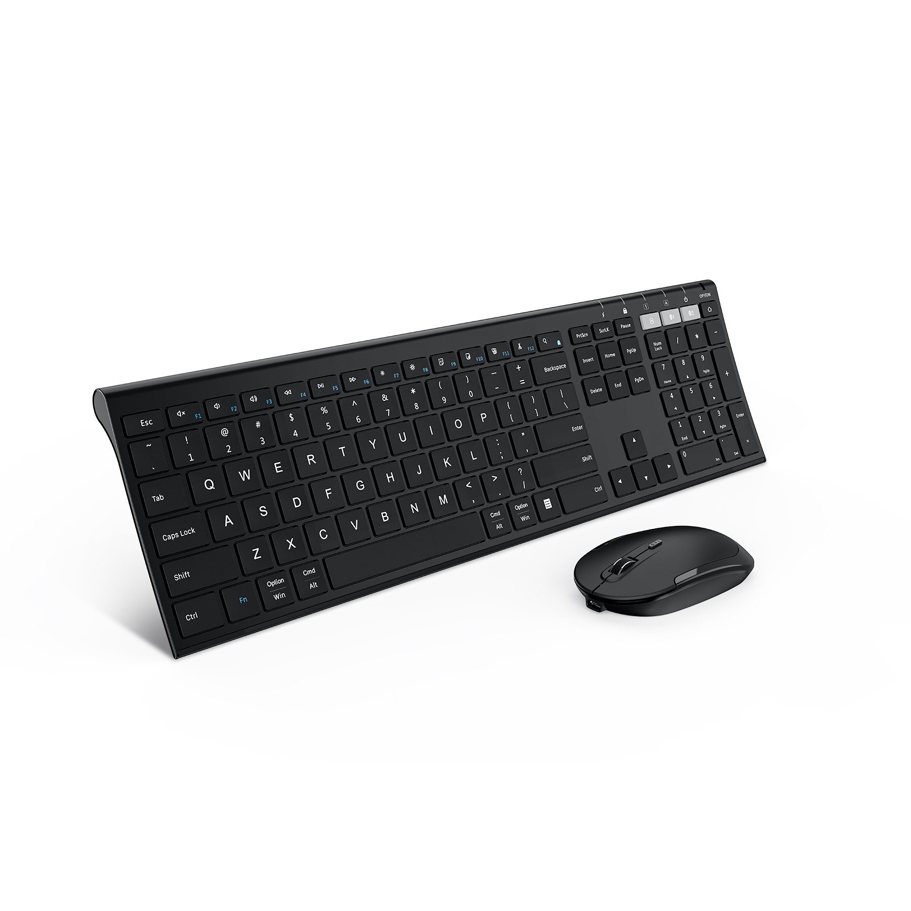 

Jelly Comb KS15BS-3 Multi-Device Bluetooth Keyboard & Mouse Combo