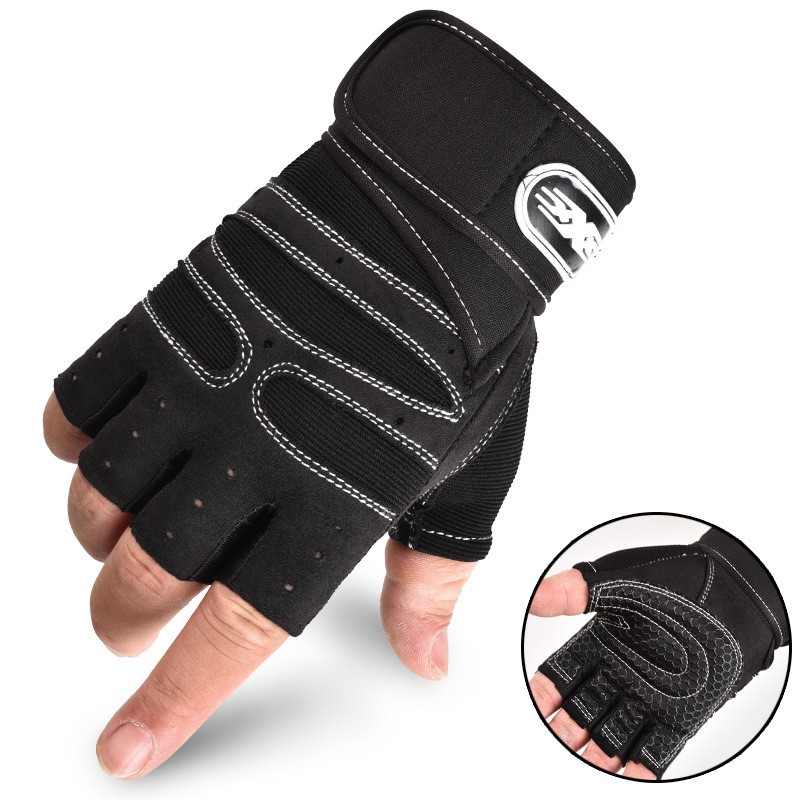 

Practical Men Women Half-finger Riding Fitness Sports Antislip Exercise Training Gloves for Driving Gift