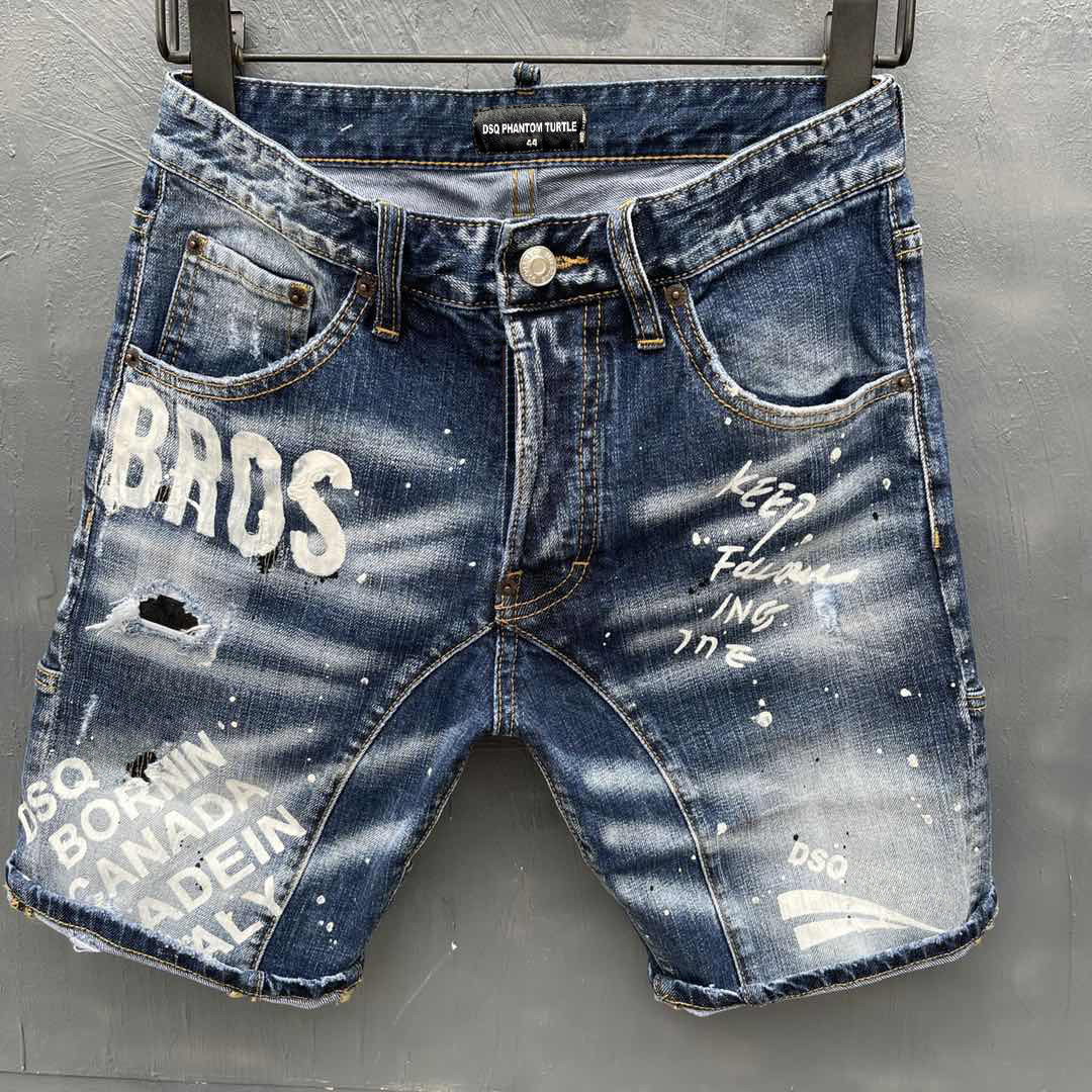 

DSQ Jeans Men Jeans Mens Luxury DesignerJeans Skinny Ripped Cool Guy Causal Hole Denim Fashion Brand Fit Jeans Men Washed Pant 20173, Blue