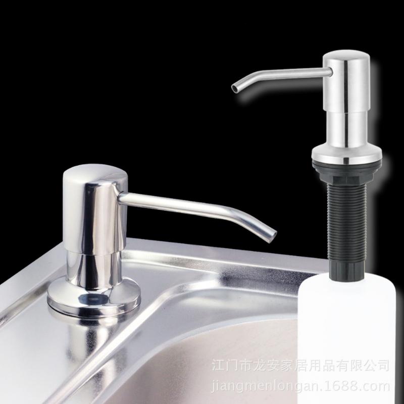 

Liquid Soap Dispenser Home Kitchen Sink Stainless Steel Brushed Accessorie
