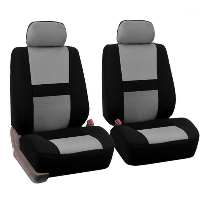 

Seat Cushions 2Pcs Full Set Universal Fit Auto Car Covers Light Breathable Interior Split Bench Cover Seats