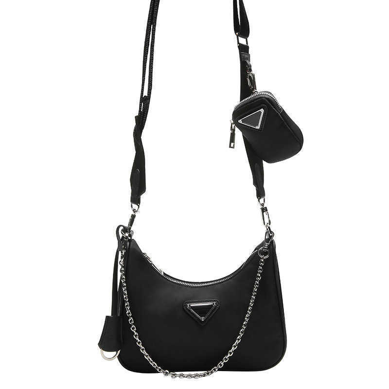 

Spring 2021 new PRAD leisure Women's bag nylon hobo three in one single shoulder Crossbody replica Storage Bagszly