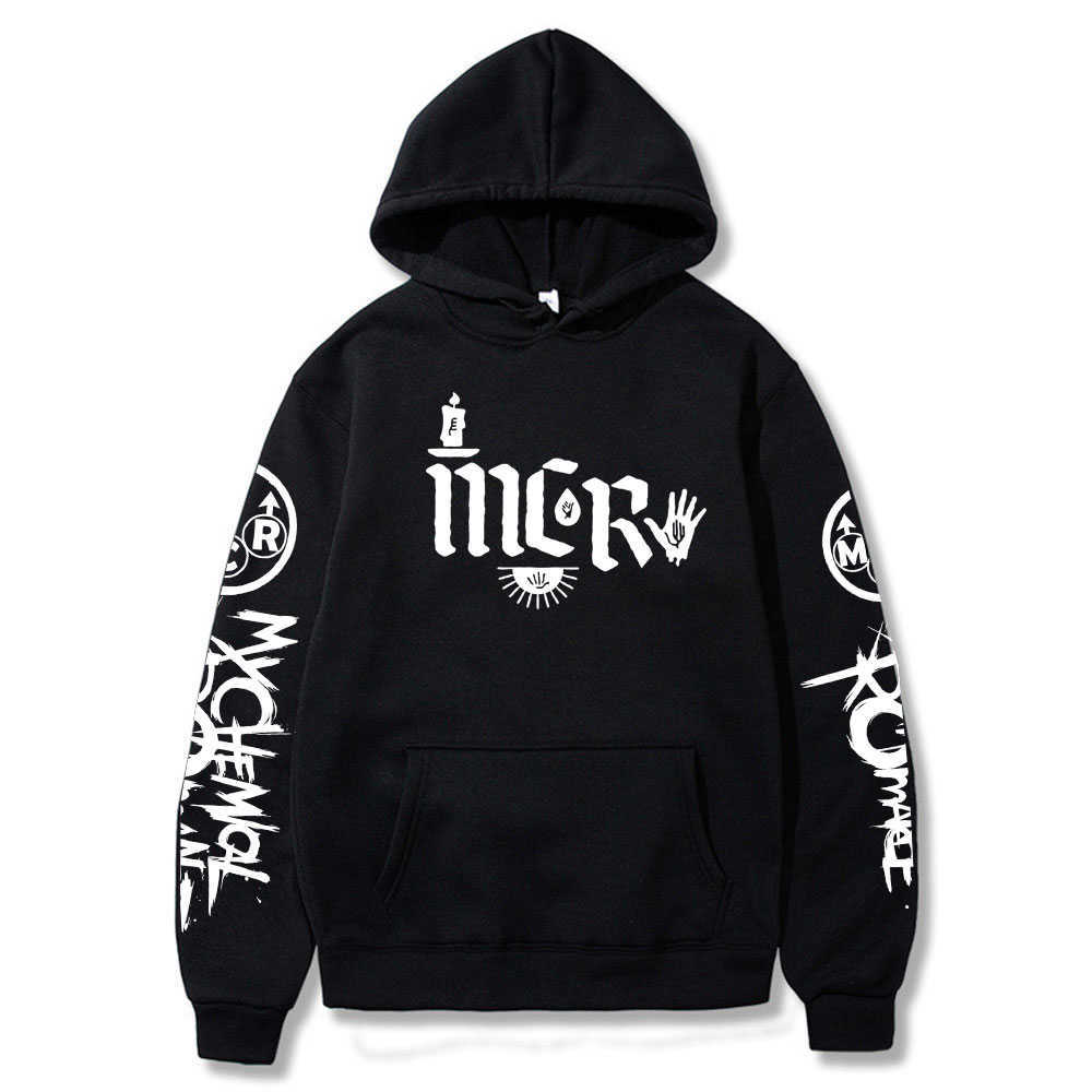 

My Chemical Romance Hoodies Men Women Black Parade Punk Emo Rock Hoodie Sweatshirt Jacket Coat Boy Oversized Tracksuit Clothes X0601