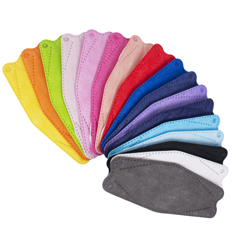

11 Colors KN95 Adult Designer Colorful Face Mask Dustproof Protection willow-shaped Filter Respirator Wholesale