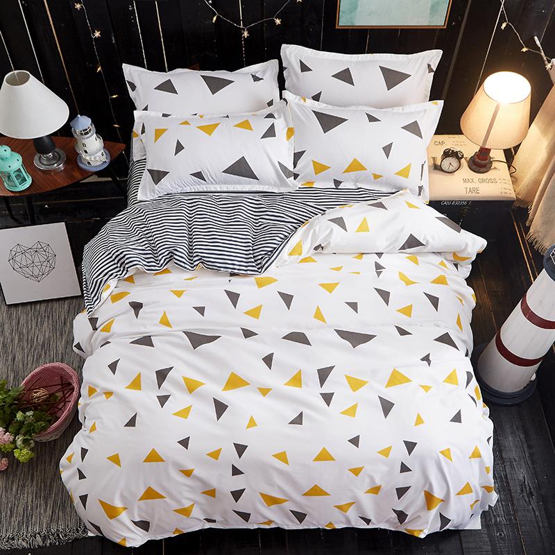 

Bedding Sets Fashion Luxury Bed Linen Simple Style Set Winter Full King  Queen Without Comforter, C25