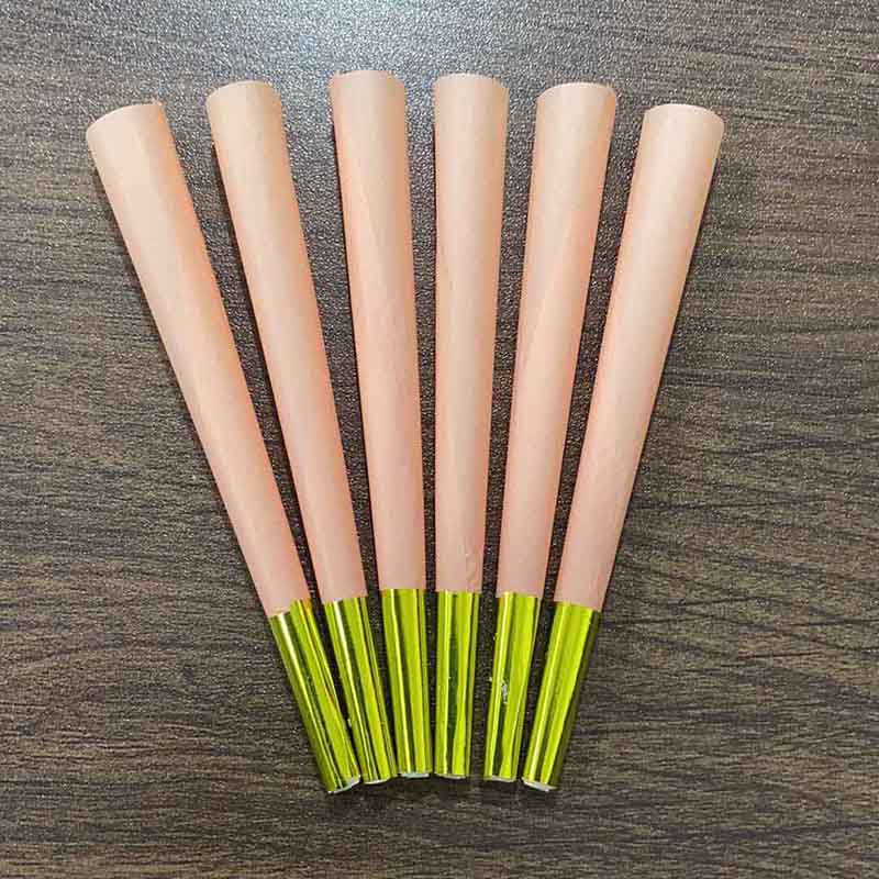 

Factory Wholesale Colorful King size 109x26mm Pre rolled cones