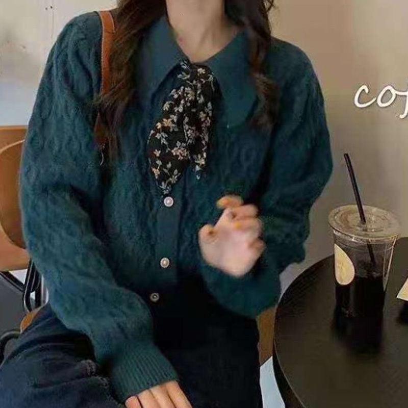 

women's sweaters women's cardigan sweaters knitted or crocheted, korean fashion short sleeve sweater with a casual, solid collar e, White;black