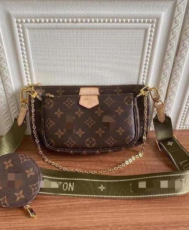 

GGLVLouisVittonYSLVUTTONHigh Quality Women bag Favorite Leather Handbags Multi Pochette Accessories Purses Mini Po Cross body Bags, Airbag [no bag]